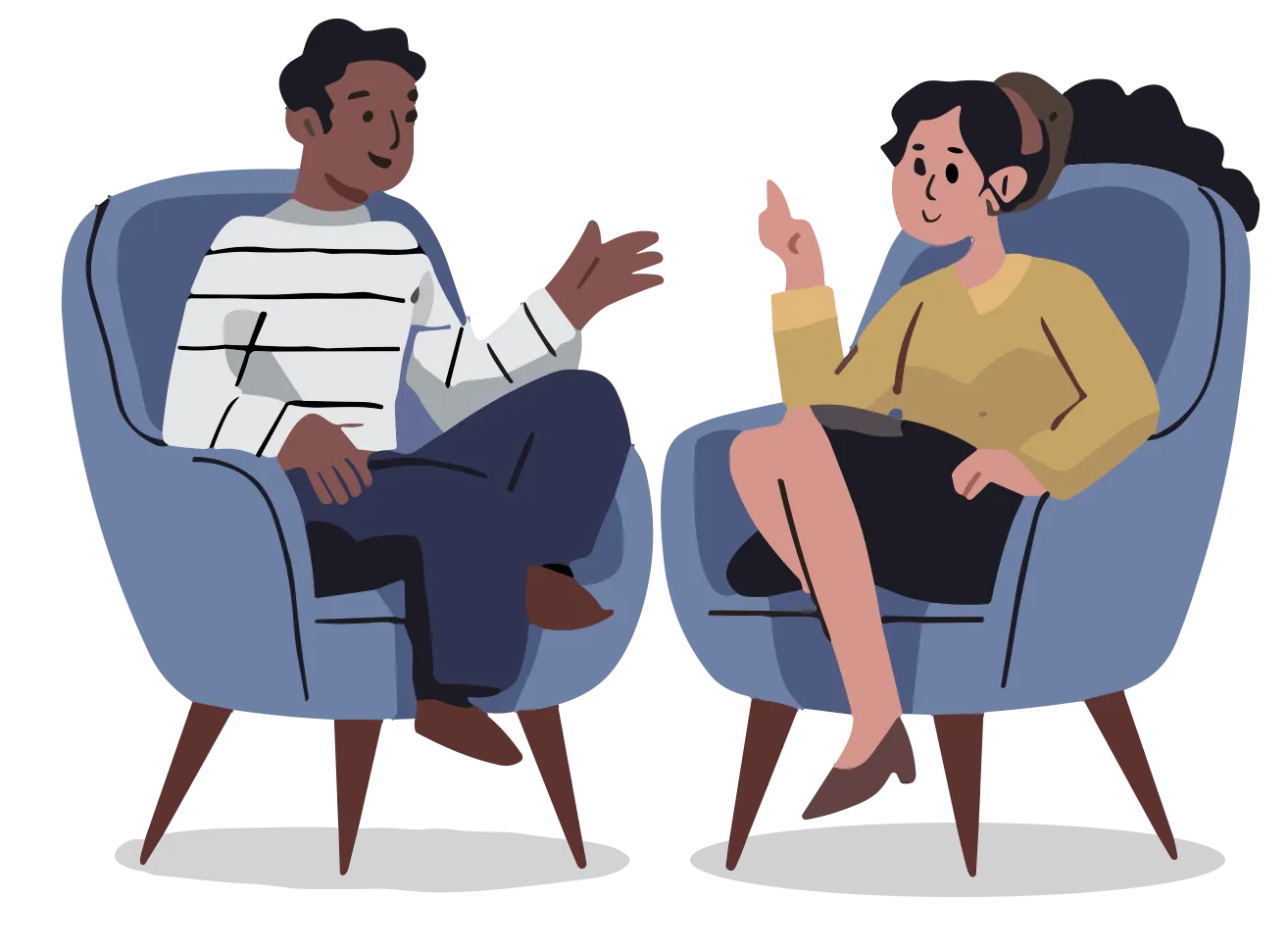 Ein Bild von einem Paartherapie-Setting